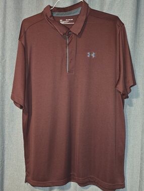 Under Armour Men’s Maroon Performance Polo